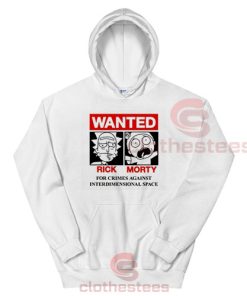 Rick and Morty On Wanted Poster Hoodie