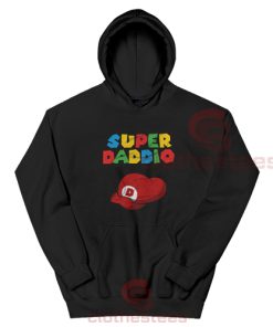 Super Daddio Dad Video Gamer Hoodie