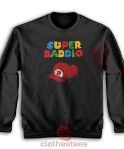 Super Daddio Dad Video Gamer Sweatshirt
