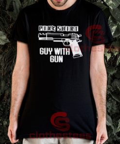 Pink Shirt Gun Guy T-Shirt USA S-3XL
