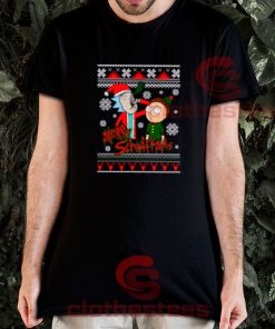 Merry Schwiftmas Christmas T-Shirt Rick and Morty