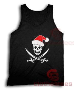 Skull Crossbone Christmas Tank Top Christmas Gift For Unisex