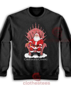 Santa-Candy-Cane-Throne-Sweatshirt