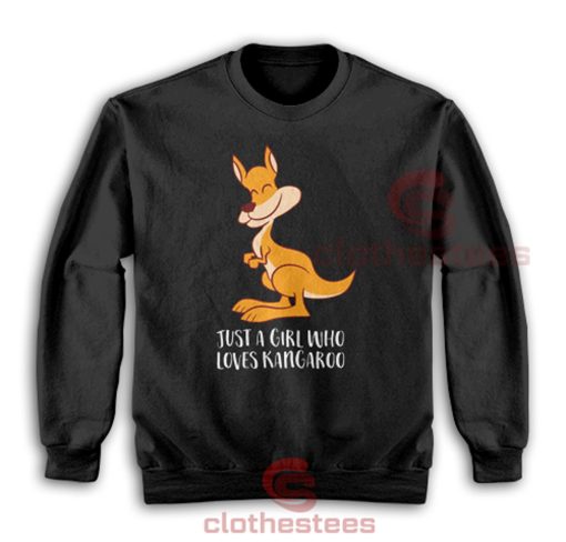 Just-A-Girl-Who-Loves-Kangaroo-Sweatshirt